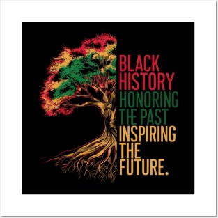 Honoring The Past Inspiring The Future Black History Month Posters and Art